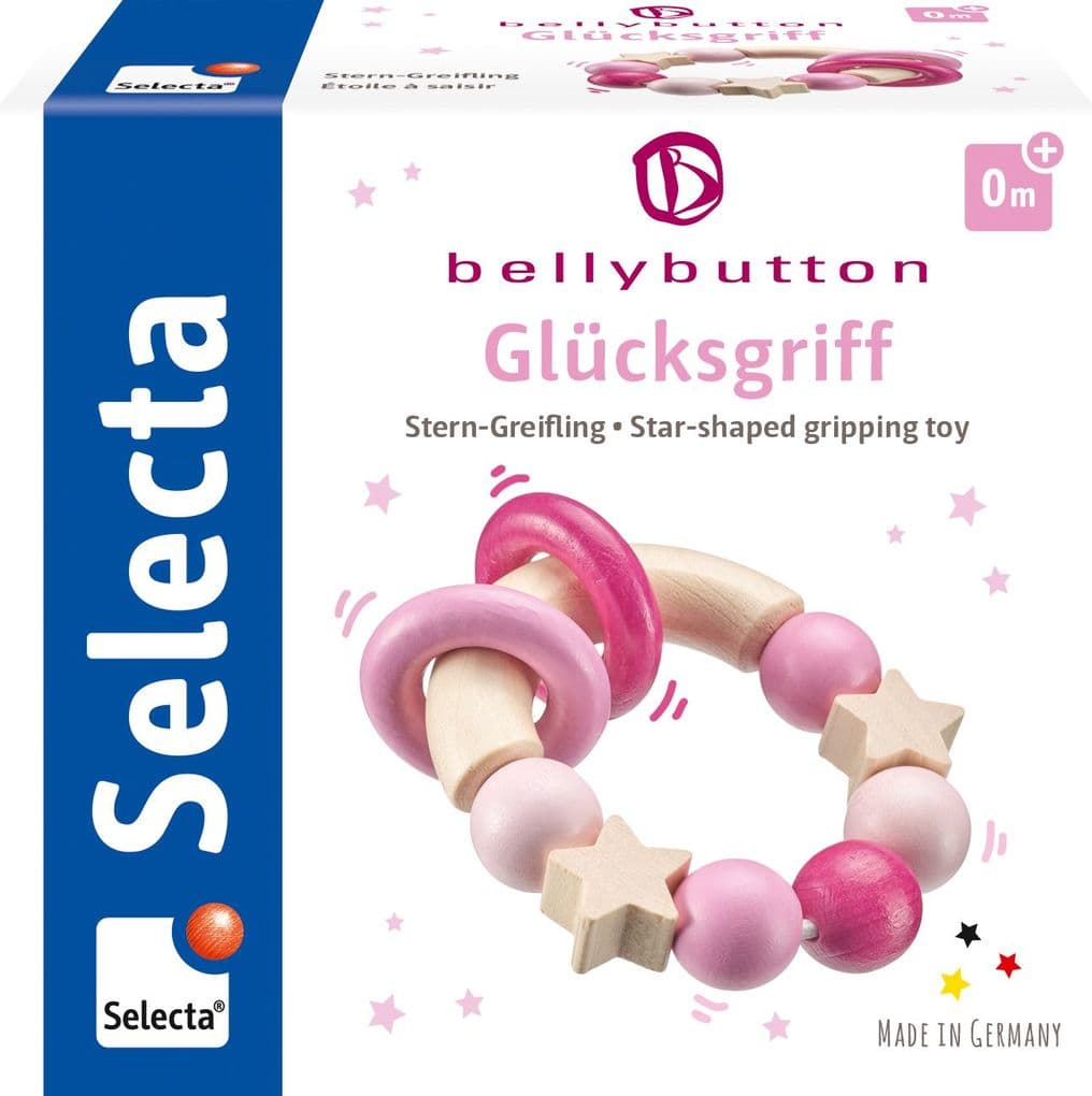 Schmidt Spiele - Selecta - bellybutton by Selecta - Glücksgriff rosa, 7,5 cm