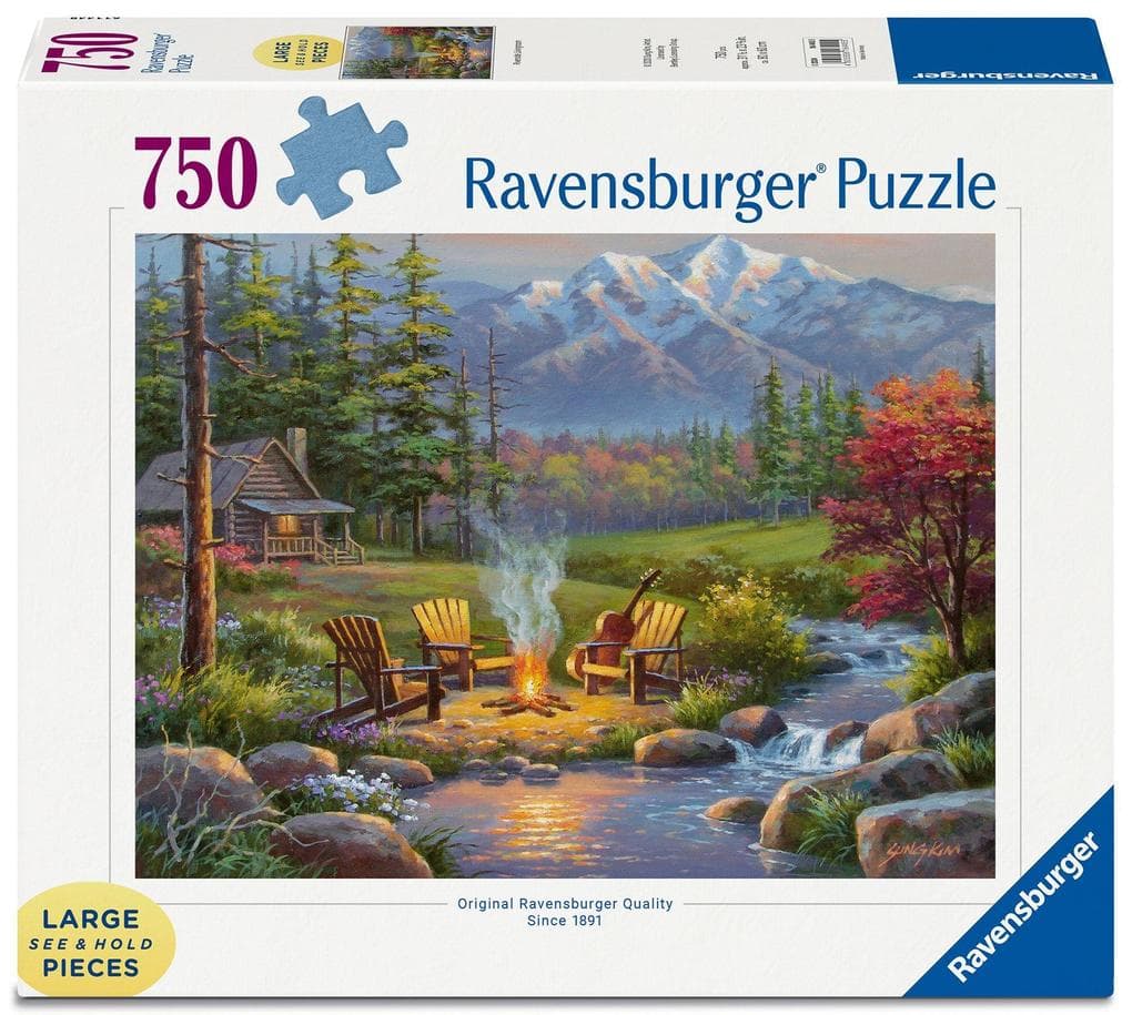 Erwachsenenpuzzle 750 Large Pieces - Lagerfeuer-Romantik