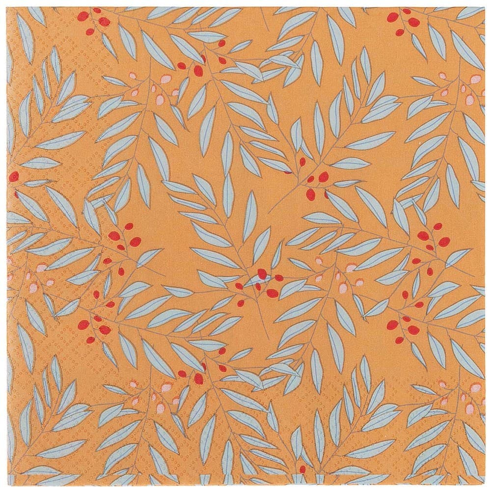 Servietten, Zweige, Orange, FSC Mix