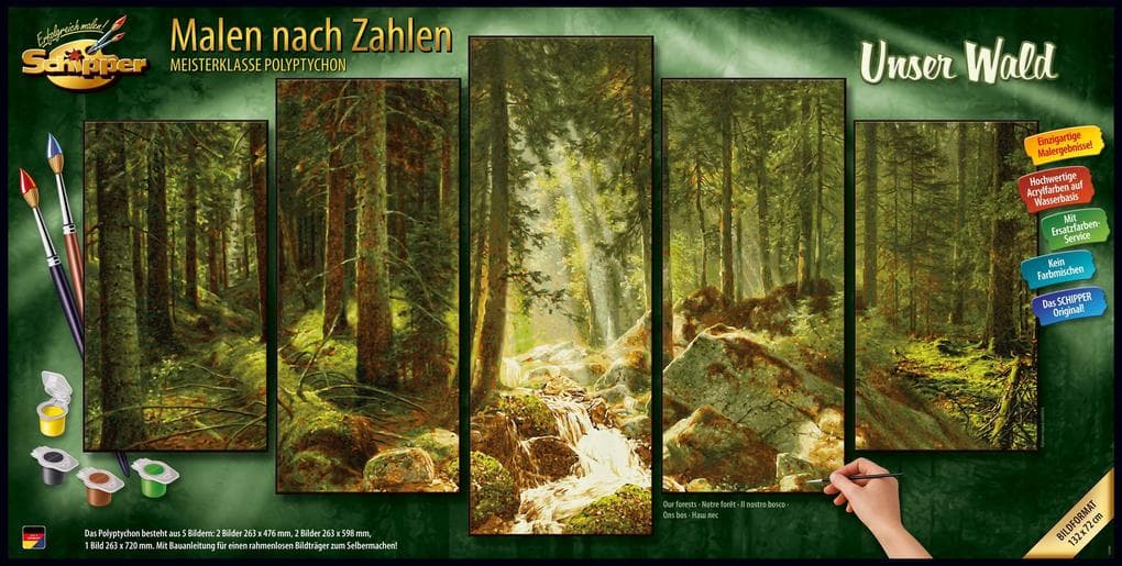 Schipper Malen nach Zahlen - Unser Wald (Polypt.)