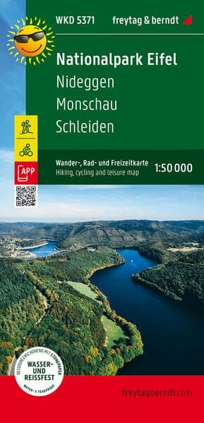 freytag & berndt Wanderkarte WKD 5371 Nationalpark Eifel, Nideggen - Monschau - Schleiden 1:50.000