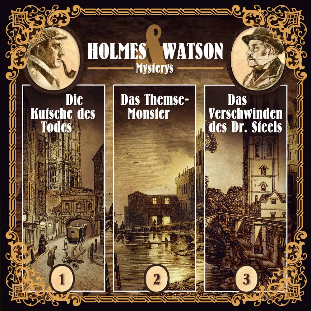 Holmes & Watson Mysterys Edition 2, 3 Audio-CD