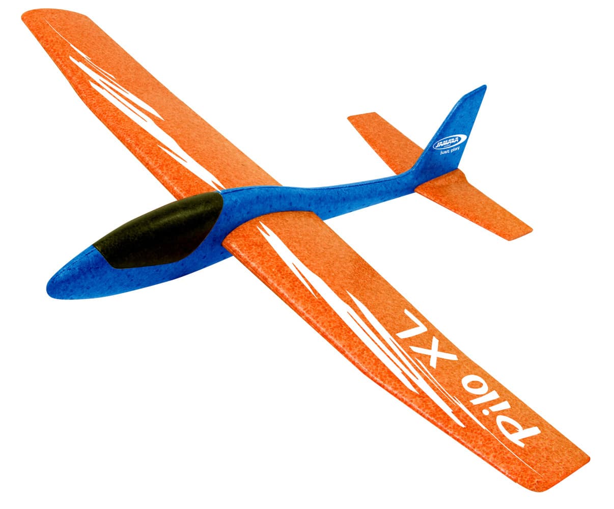 Jamara - Pilo XL Schaumwurfgleiter EPP Tragfläche orange Rumpf blau