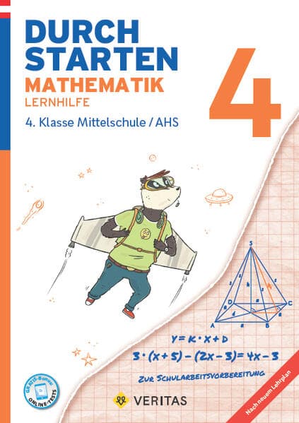 Durchstarten 4. Klasse - Mathematik Mittelschule/AHS - Lernhilfe