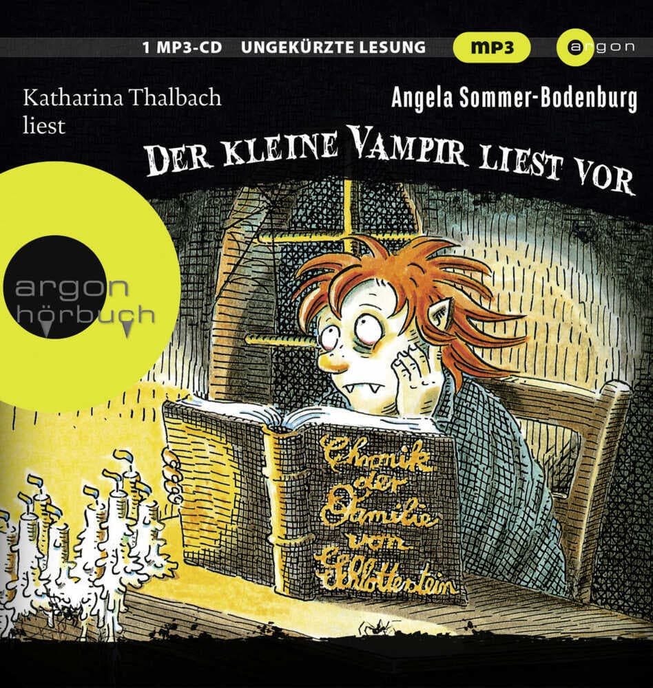 Der kleine Vampir liest vor,1 Audio-CD, 1 MP3