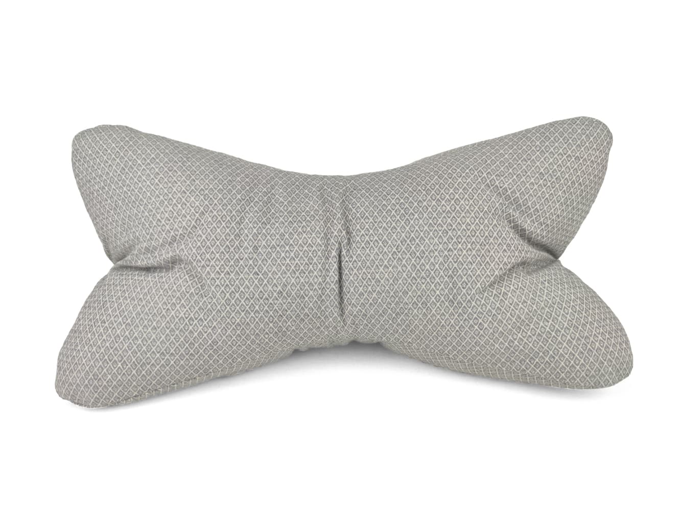 Leseknochen grau Rauten