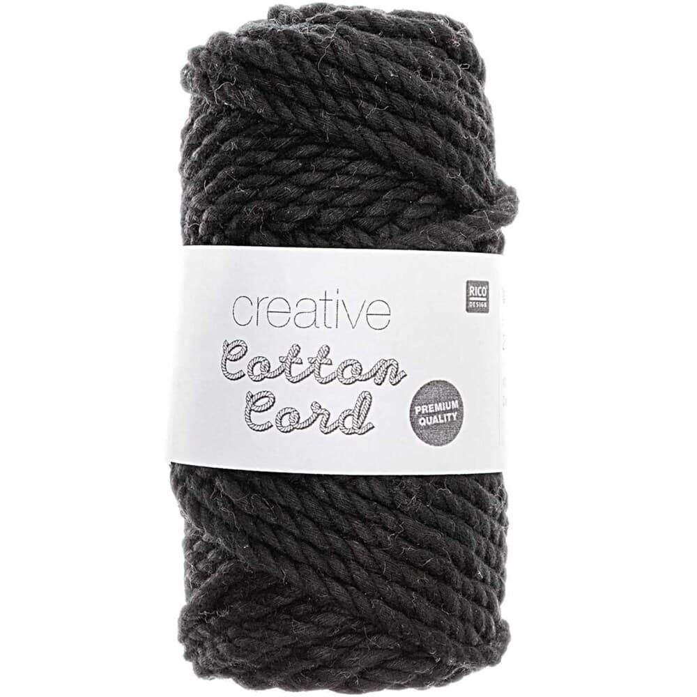 Makrameegarn Creative Cotton Cord Schwarz