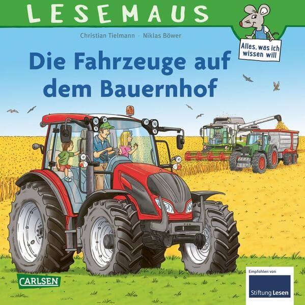 LESEMAUS 187: Die Fahrzeuge auf dem Bauernhof