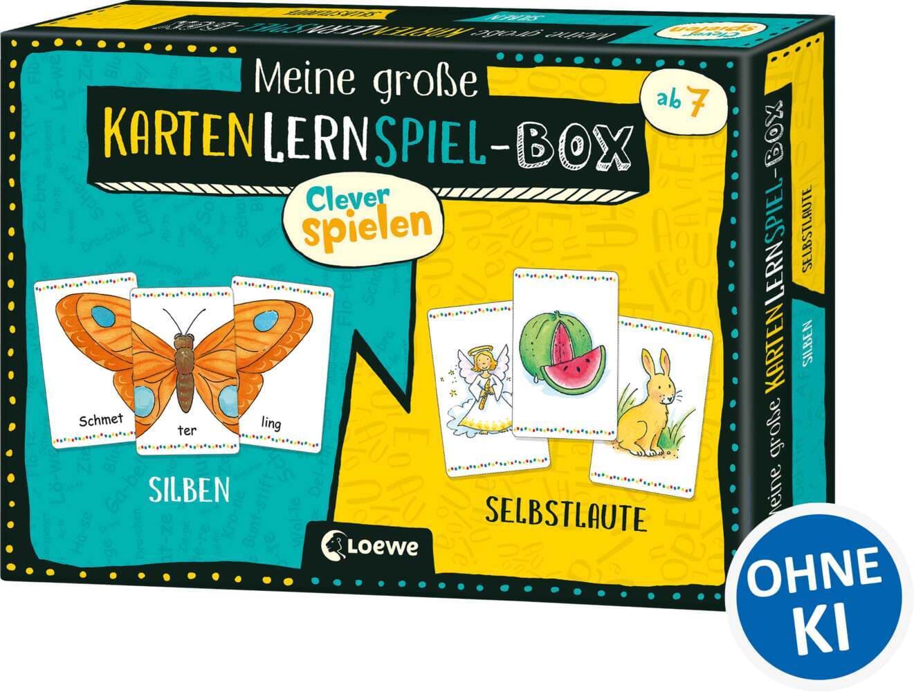 Clever Spielen - Meine große KartenLernSpiel-Box - Silben/Selbstlaute