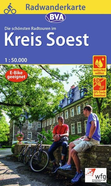 Radwanderkarte BVA Die schönsten Radtouren im Kreis Soest 1:50.000, reiß- und wetterfest, GPS-Tracks Download