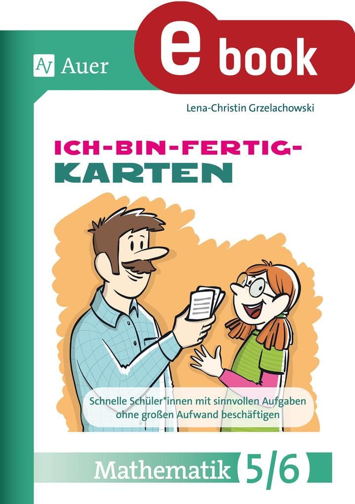 Ich-bin-fertig-Karten Mathematik Klassen 5-6