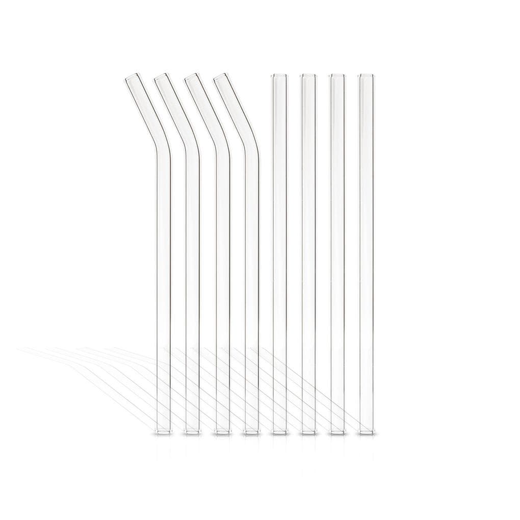 Glas Strohhalme, 8er Set