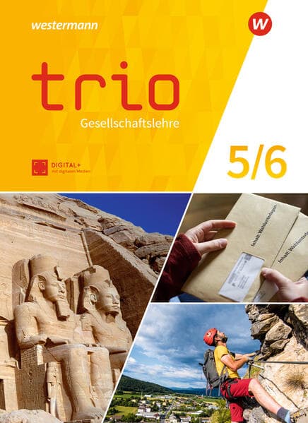 Trio Gesellschaftslehre 5 / 6. Schulbuch. Für Gesamtschule und Realschule plus in Rheinland-Pfalz