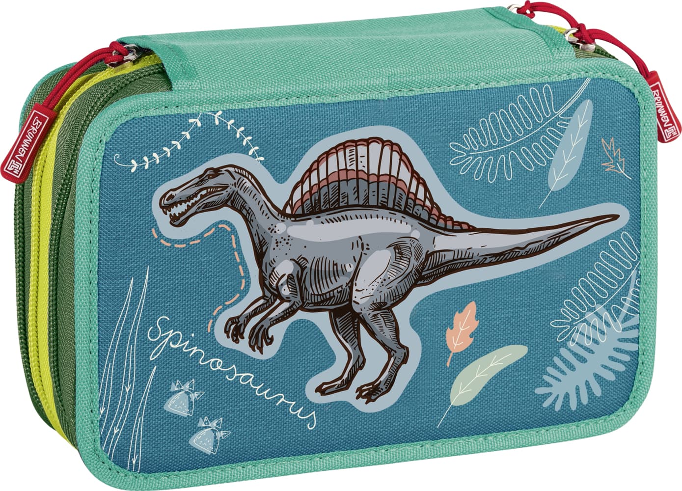 Brunnen Schüler-Etui 3 RV Dinosaurier
