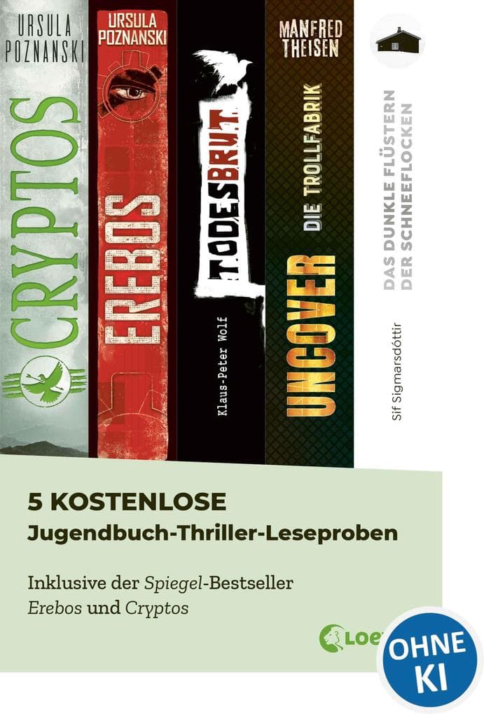 5 kostenlose Jugendbuch-Thriller-Leseproben
