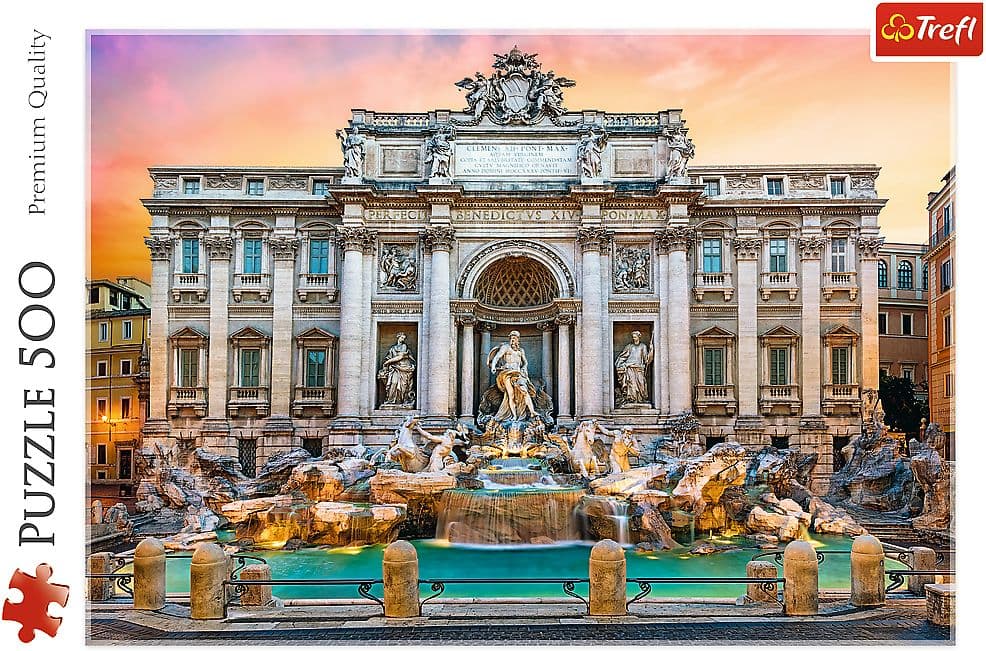 Trefl - Puzzle - Fontanna de Trevi, Rom, 500 Teile
