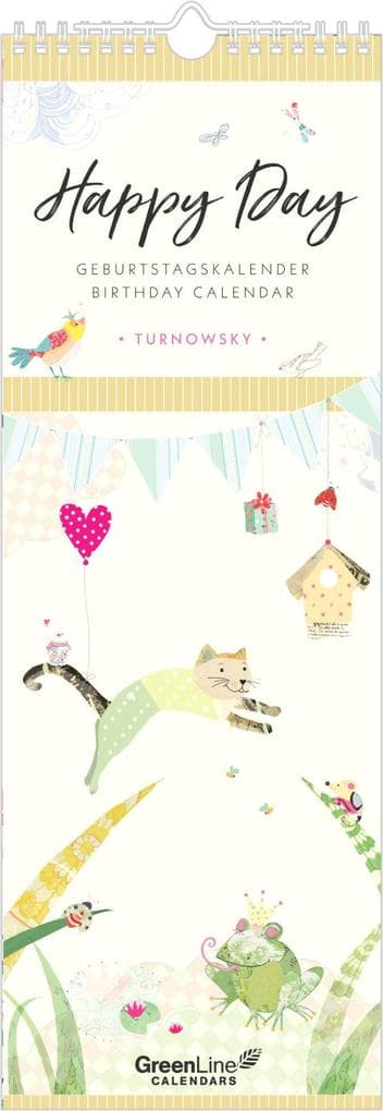 GreenLine Geburtstagskalender Turnowsky 14,85x42