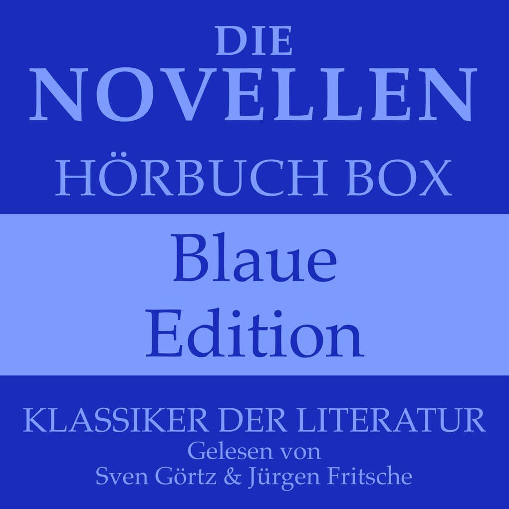 Die Novellen Hörbuch Box Blaue Edition