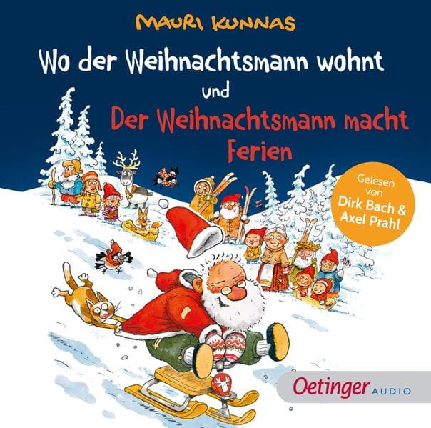 Wo der Weihnachtsmann wohnt und Der Weihnachtsmann macht Ferien, 1 Audio-CD