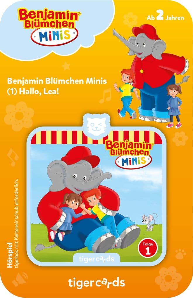 tigercard - Benjamin Blümchen Minis - Hallo Lea