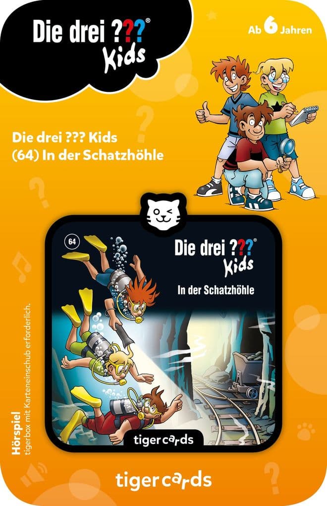 tigercard - Die drei ??? Kids - Folge 64: In der Schatzhöhle