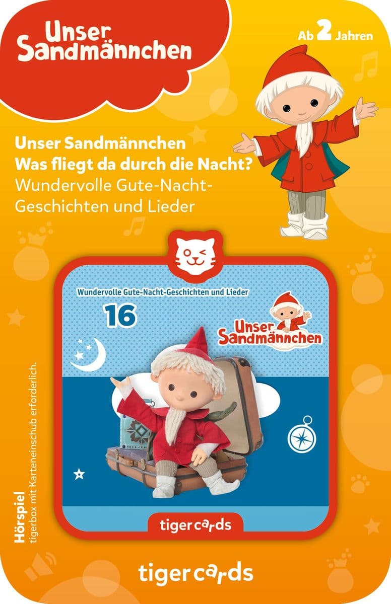 Tiger Media - tigercards - Unser Sandmännchen was fliegt da durch die Nacht, Folge 16