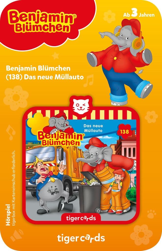 tigercard - Benjamin Blümchen - Folge 138: Das neue Müllauto