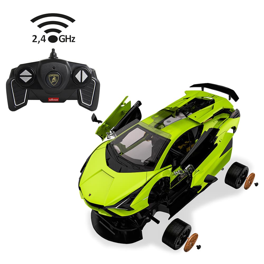 Jamara - Lamborghini Sián FKP 37 1:18 grün 2,4GHz Bausatz