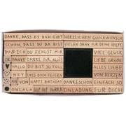 Stempelset Text, Deutsch, FSC 100%