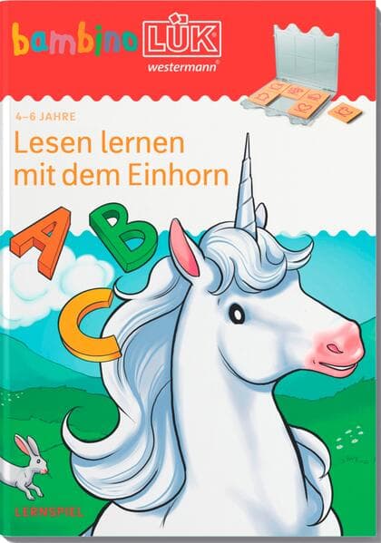 bambinoLÜK. Vorschule. Lesen lernen mit dem Einhorn 4/5/6 Jahre