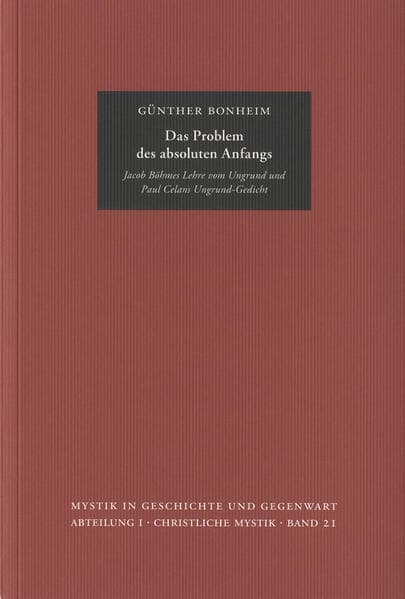 Das Problem des absoluten Anfangs