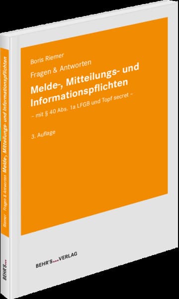 Melde-, Mitteilungs- und Informationspflichten