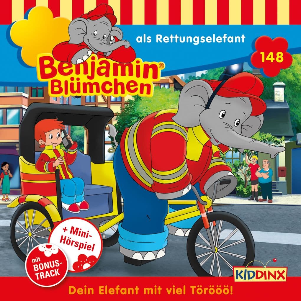 Benjamin als Rettungselefant