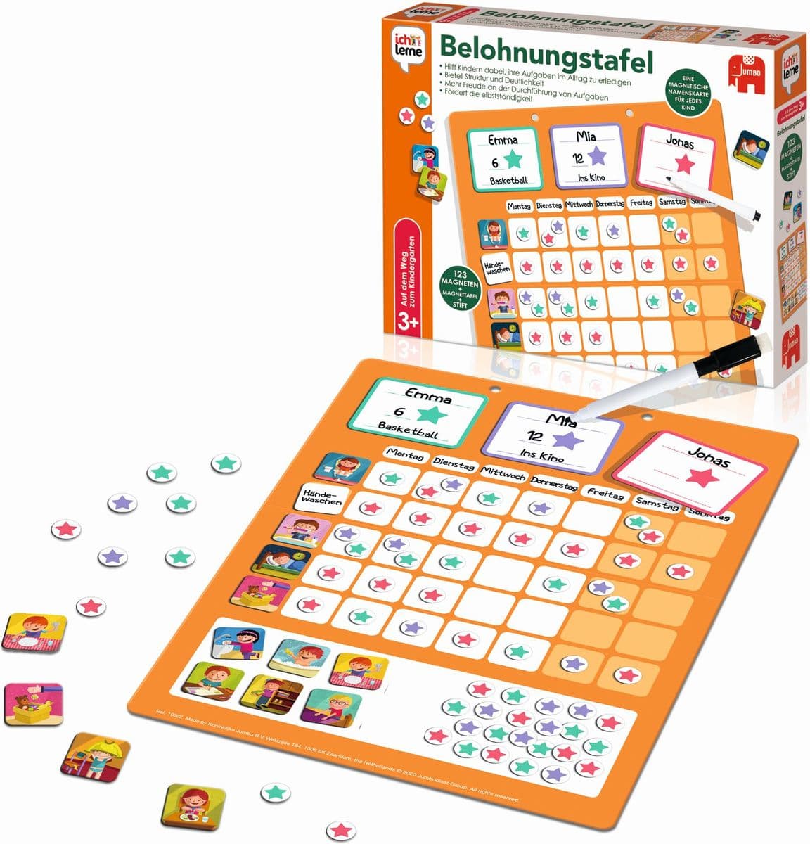 Jumbo Spiele - Ich lerne - Belohnungstafel