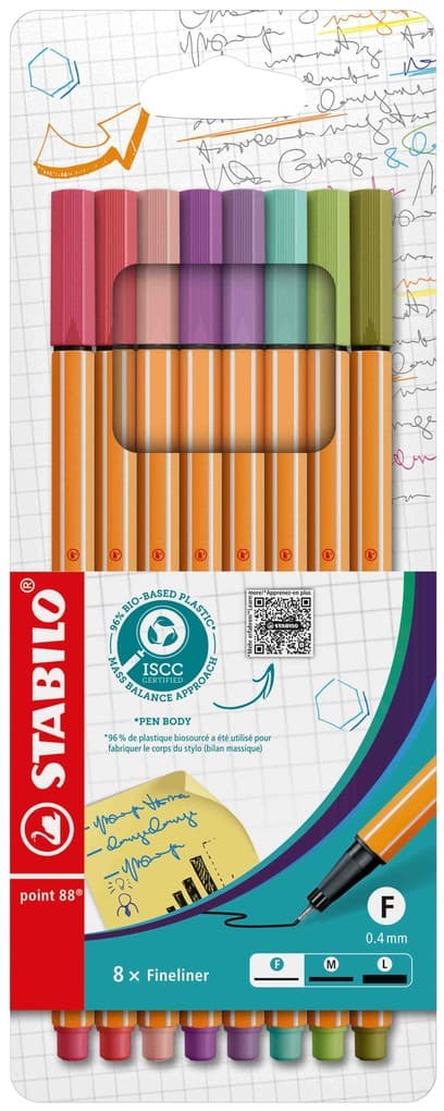 STABILO Fineliner point 88® 8er Set
