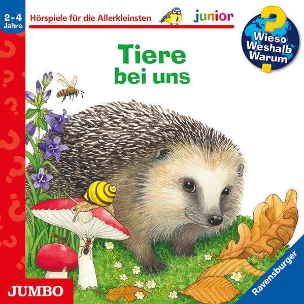 Wieso? Weshalb? Warum? junior. Tiere bei uns,Audio-CD