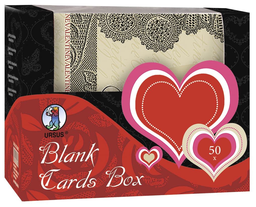 URSUS Blank Cards Box