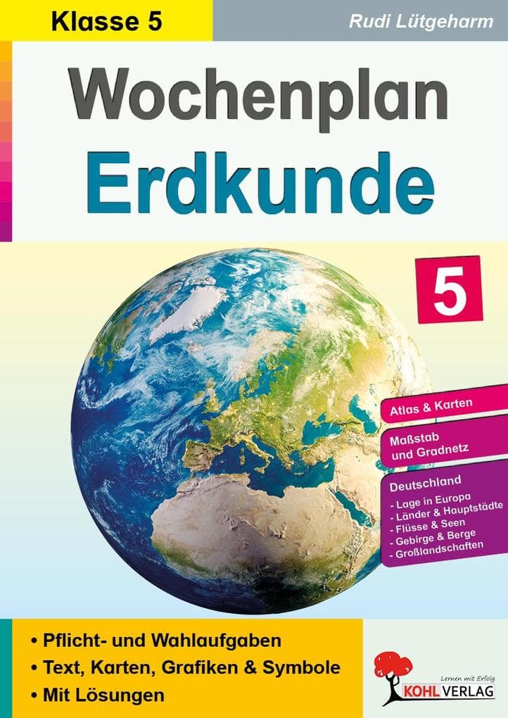 Wochenplan Erdkunde / Klasse 5