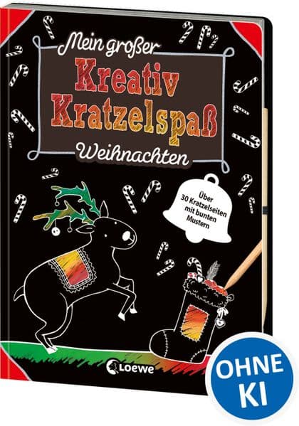 Mein großer Kreativ-Kratzelspaß: Weihnachten