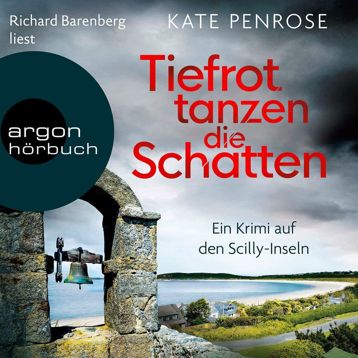 Tiefrot tanzen die Schatten