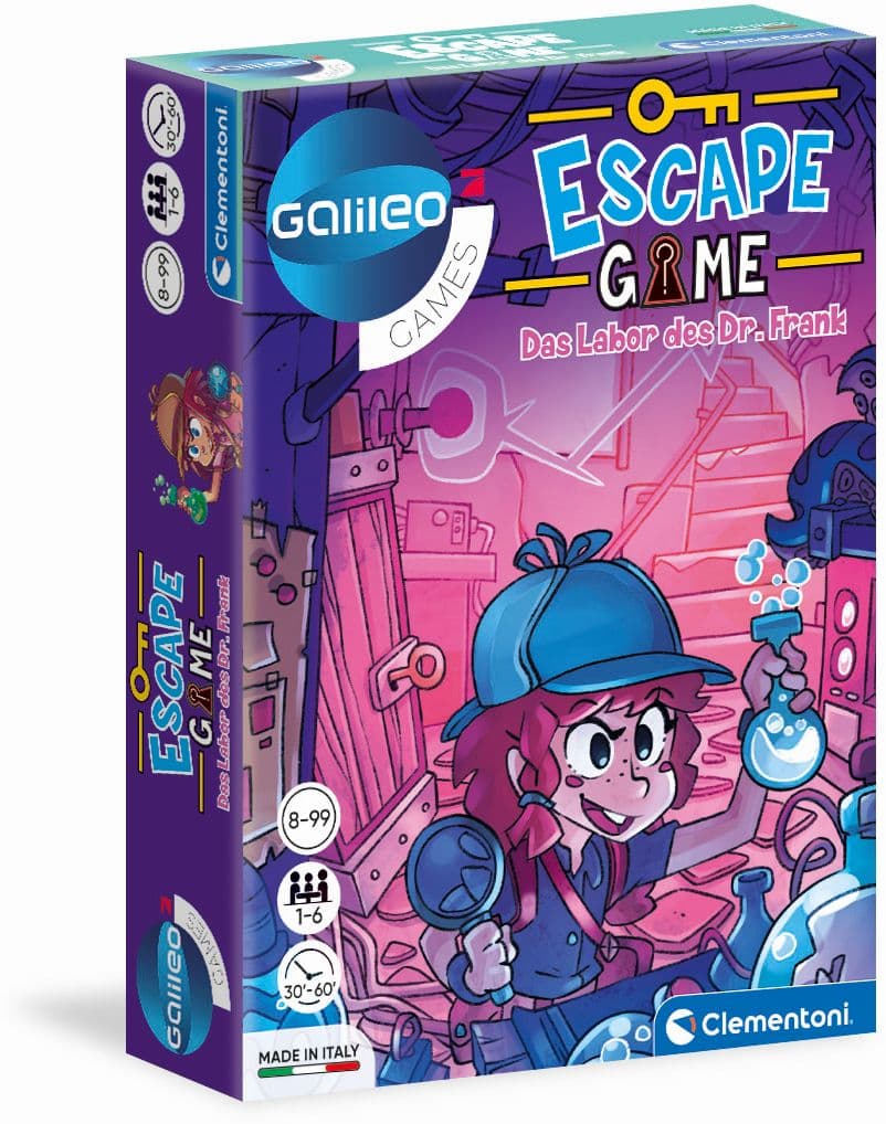 Clementoni - Escape Game - Das Labor des Dr. Frank