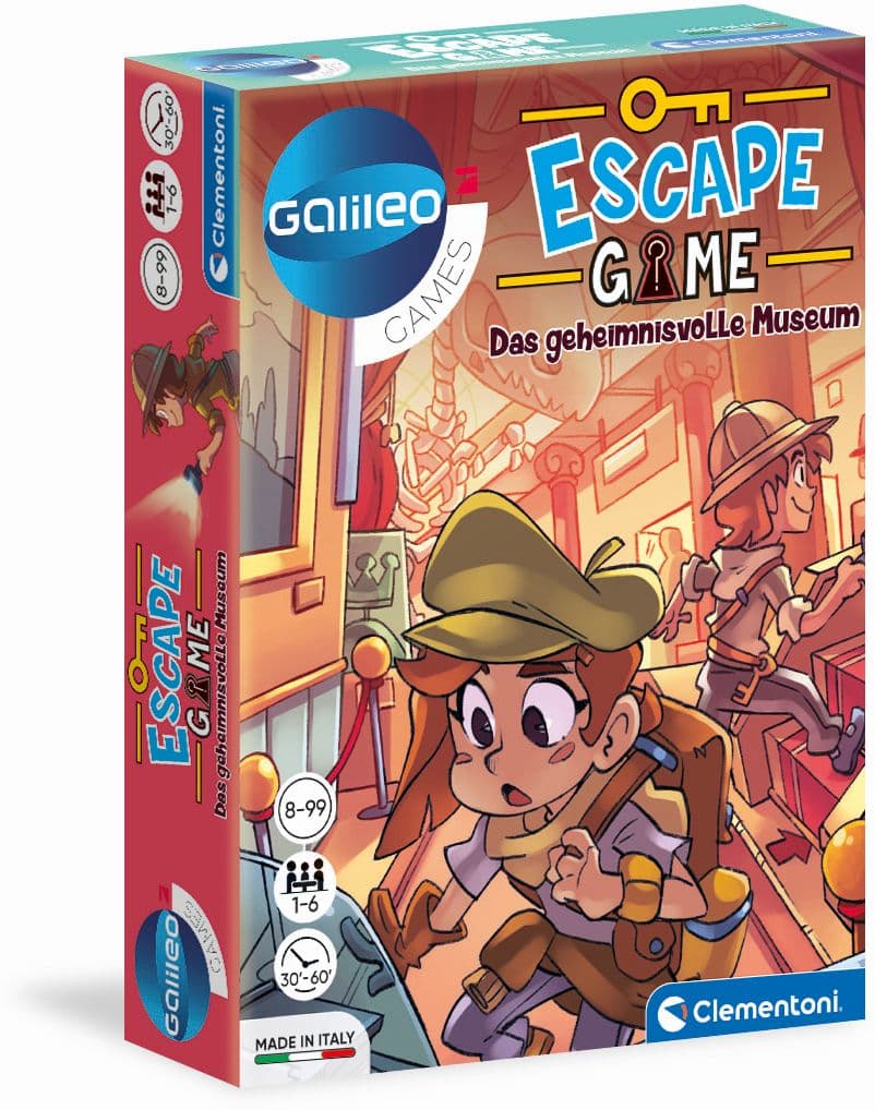 Clementoni - Escape Game - Das geheimnisvolle Museum