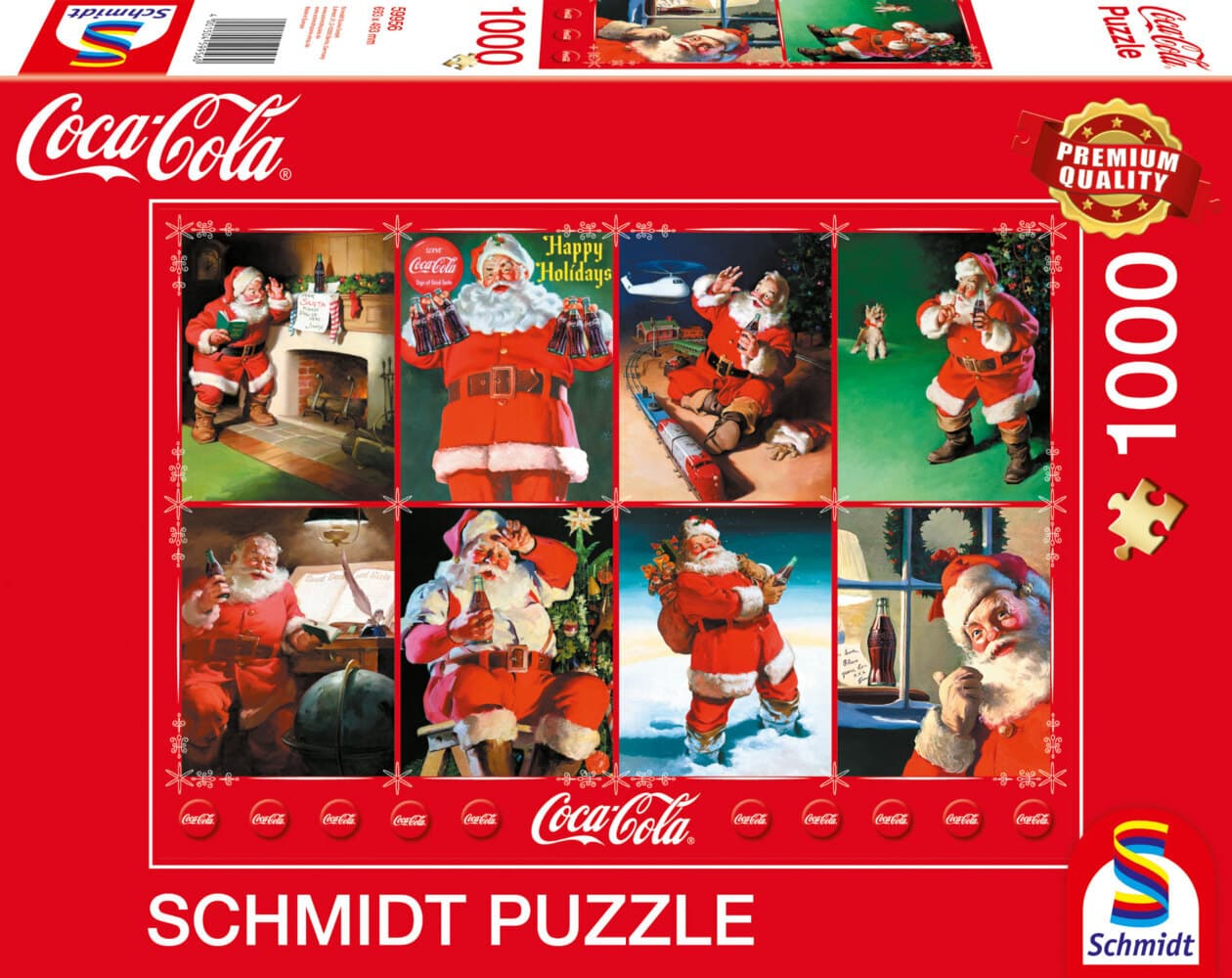 Schmidt Spiele - Coca Cola - Santa Claus, 1000 Teile