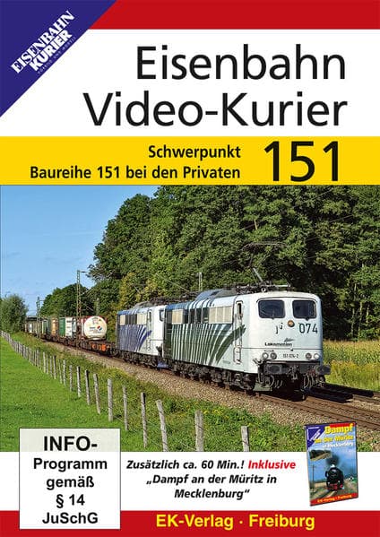 Eisenbahn Video-Kurier 151,DVD-Video