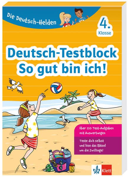 Klett Die Deutsch-Helden: Deutsch-Testblock So gut bin ich! 4. Klasse