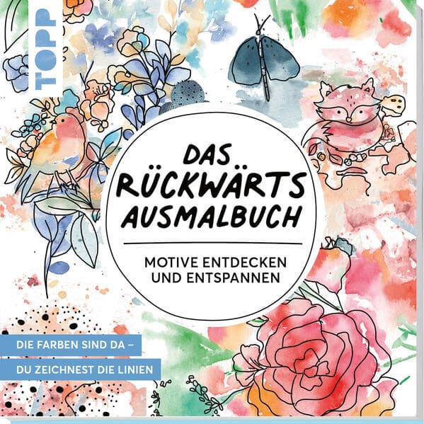 Das Rückwärts-Ausmalbuch