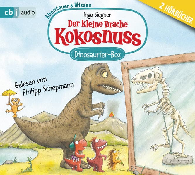 Der kleine Drache Kokosnuss - Abenteuer & Wissen - Dinosaurier,2 Audio-CD