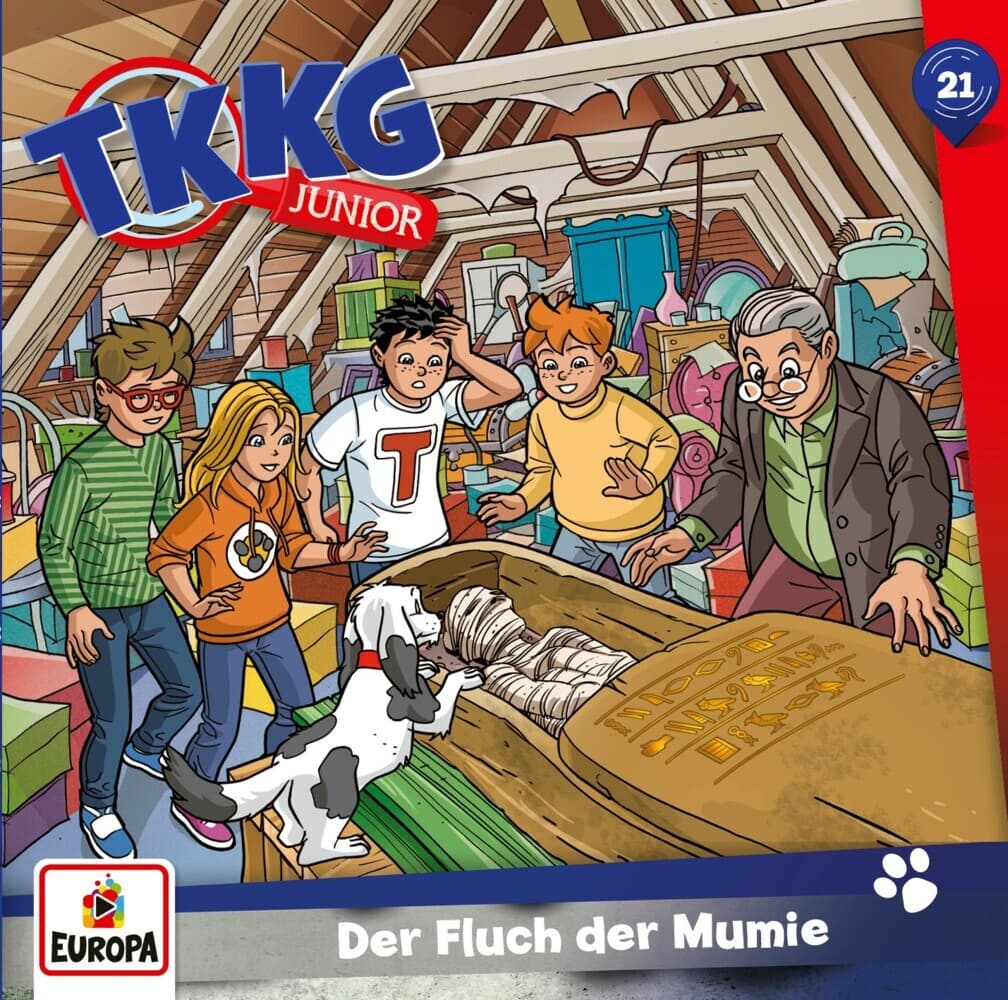 TKKG Junior - Der Fluch der Mumie,1 Audio-CD
