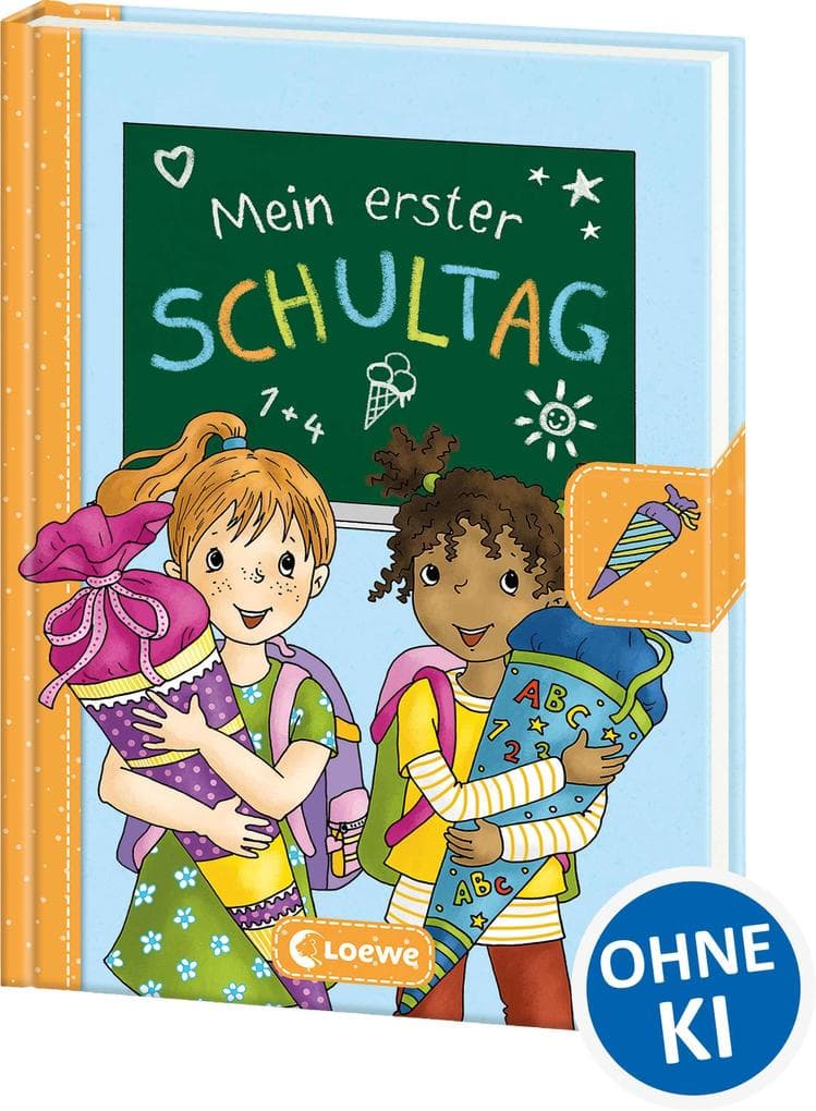 Mein erster Schultag - Mädchen (Hellblau)