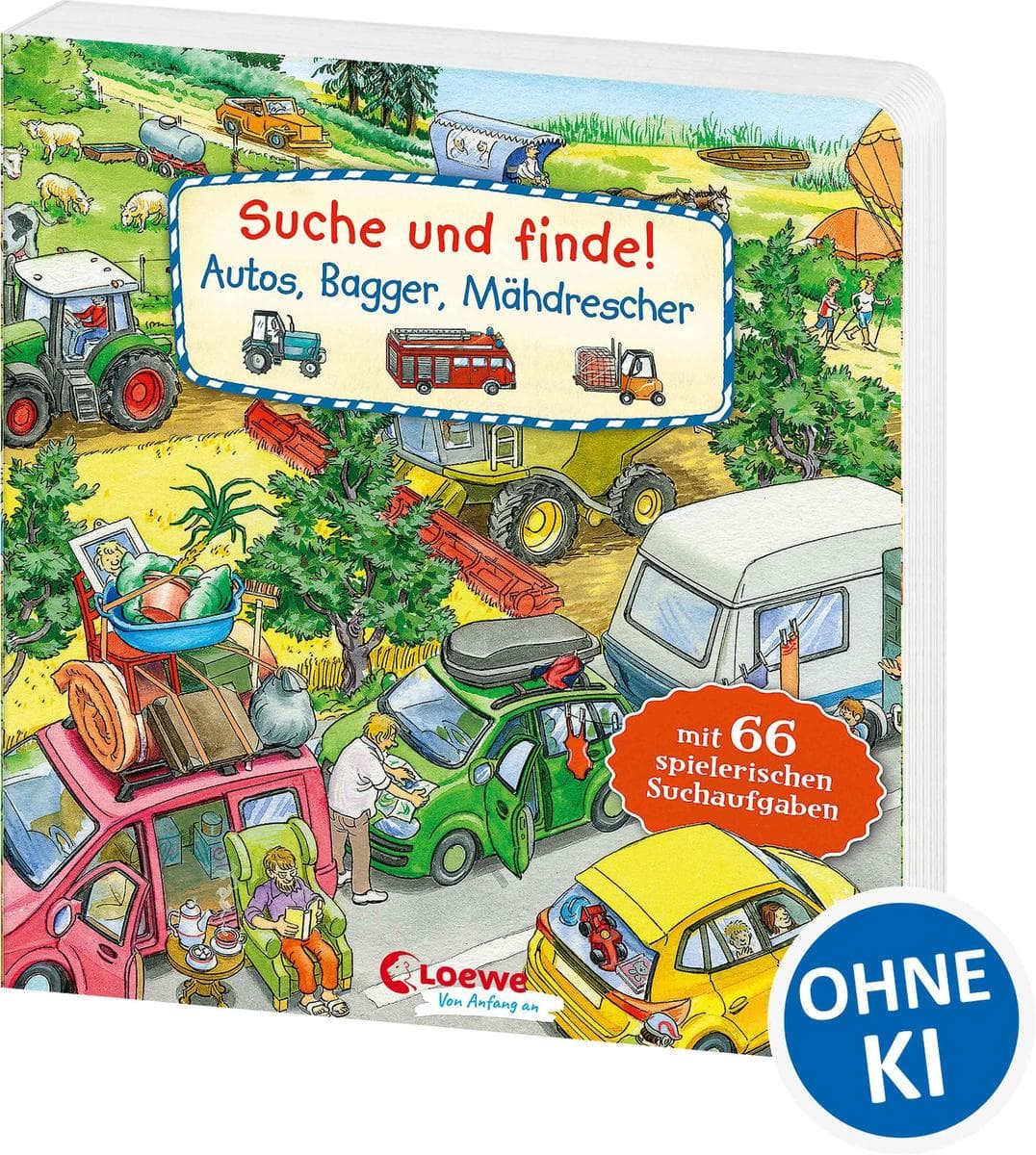 Suche und finde! - Autos, Bagger, Mähdrescher
